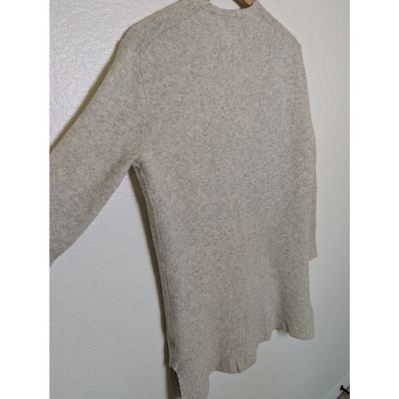 Madewell Alpaca Merino Wool Blend Beige Heather Gray Cardigan Sweater Women XS - Picture 4 of 11